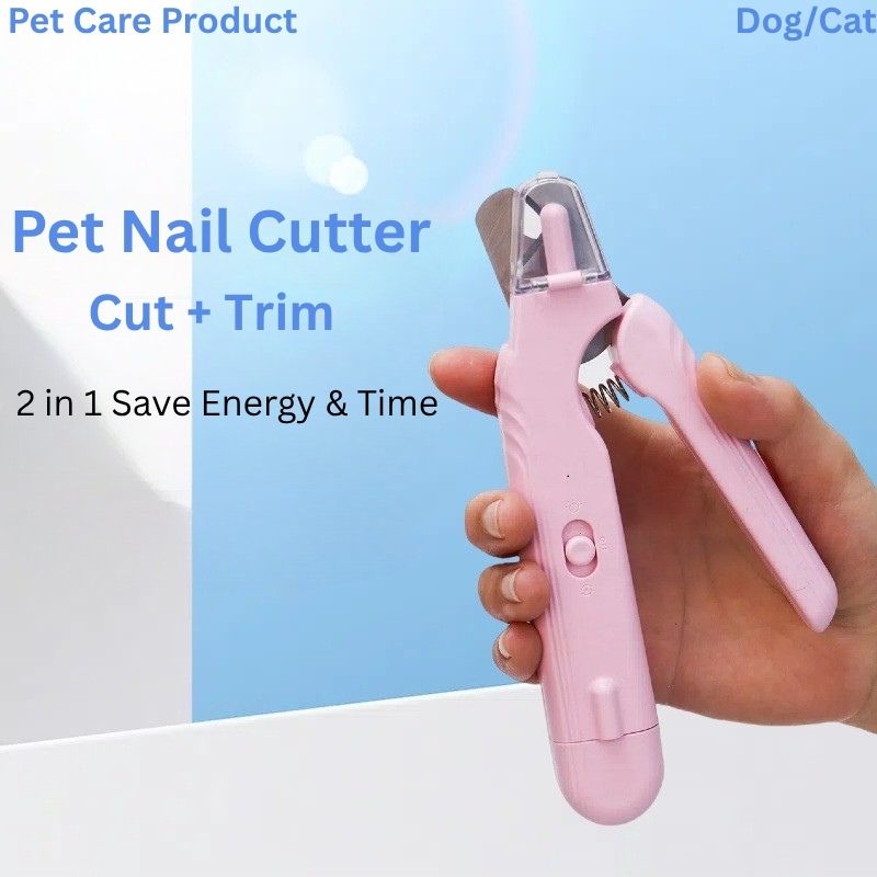 2-in-1 Pet Nail Cutter & Trimmer – Safe, Easy & Gentle Grooming for Dogs & Cats - The Fur Hub