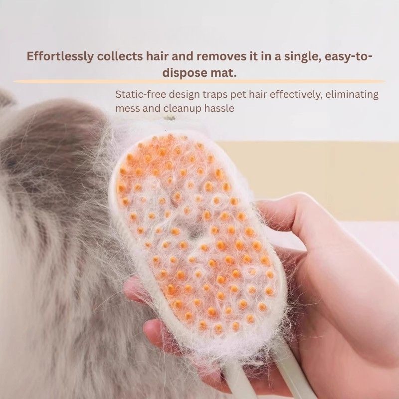 3-in-1 Pet Grooming Steamer Brush – Detangle, Clean & Smooth Your Pet’s Coat THEFURHUB - The Fur Hub
