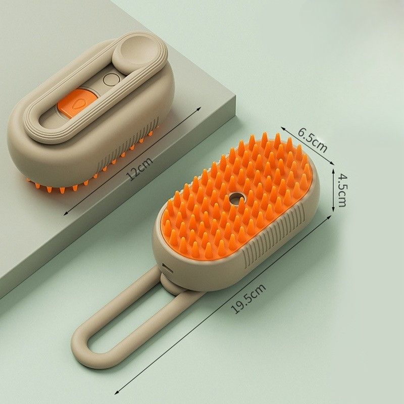 3-in-1 Pet Grooming Steamer Brush – Detangle, Clean & Smooth Your Pet’s Coat THEFURHUB - The Fur Hub