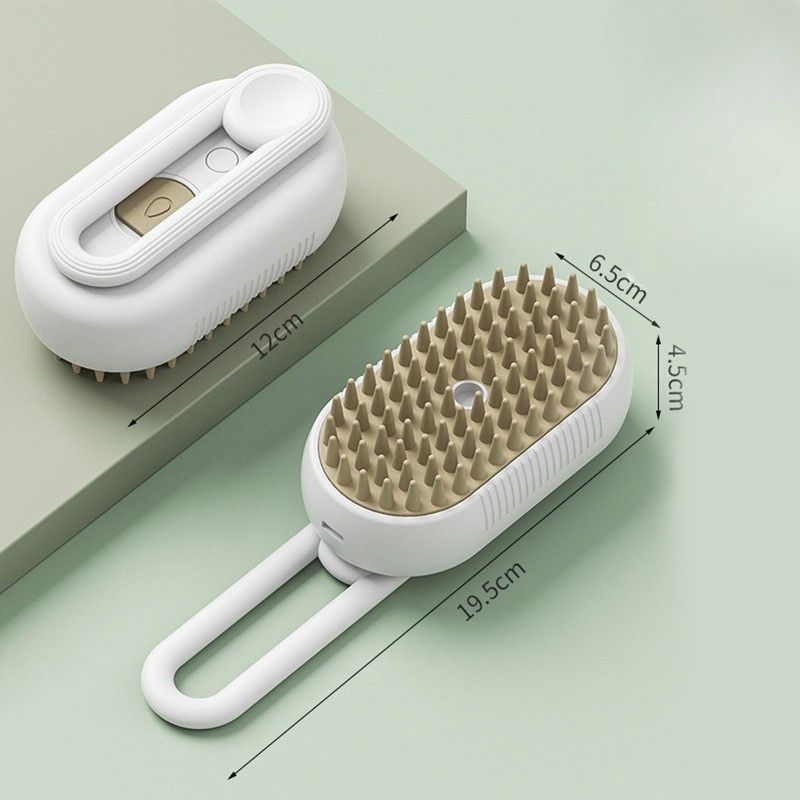 3-in-1 Pet Grooming Steamer Brush – Detangle, Clean & Smooth Your Pet’s Coat THEFURHUB - The Fur Hub